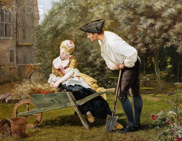 The Coy Mistress by Szinyei Merse Pal